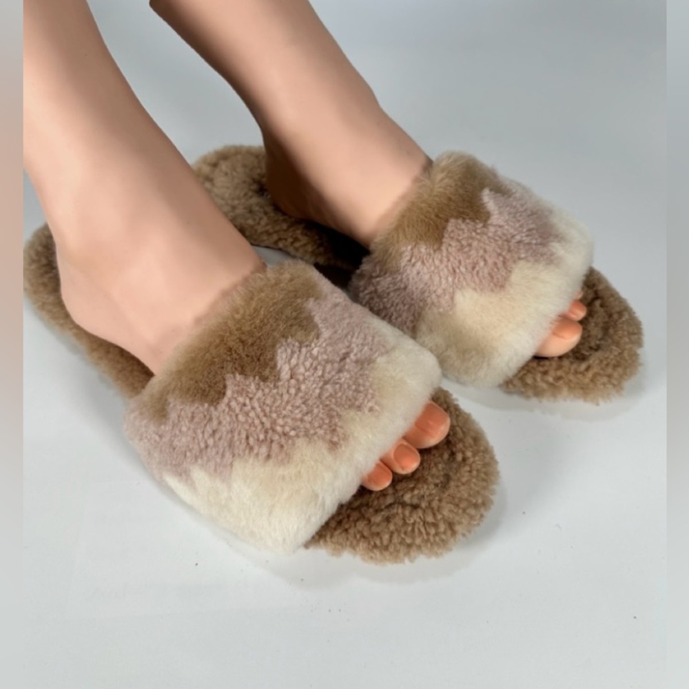 AQUAZZURA Nomade Slide in Rose & Cream